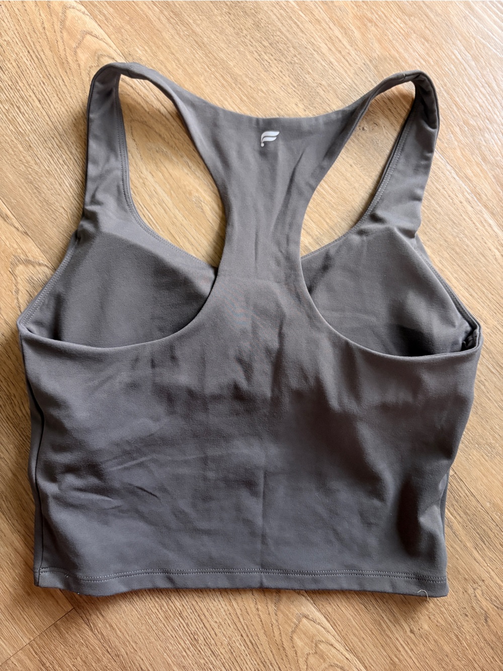 Fabletics Racerback Crop with Removable Cups and Built In Bra